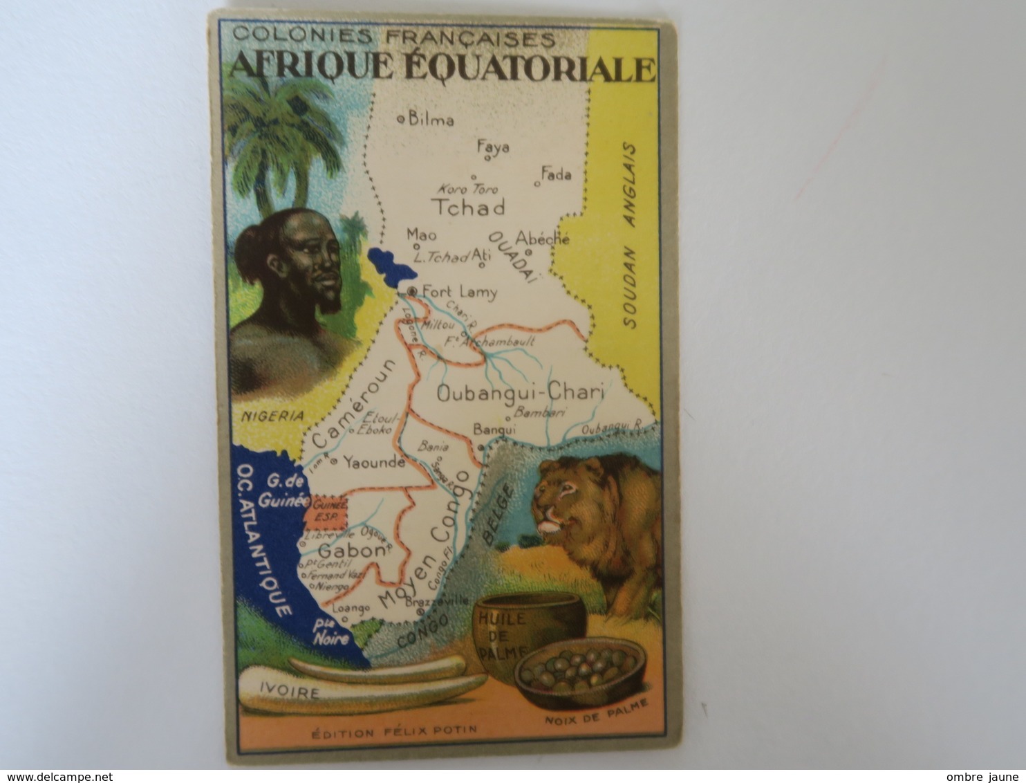 CH - Chromo- FELIX POTIN  - Colonies Françaises - AFRIQUE EQUATORIALE - Félix Potin