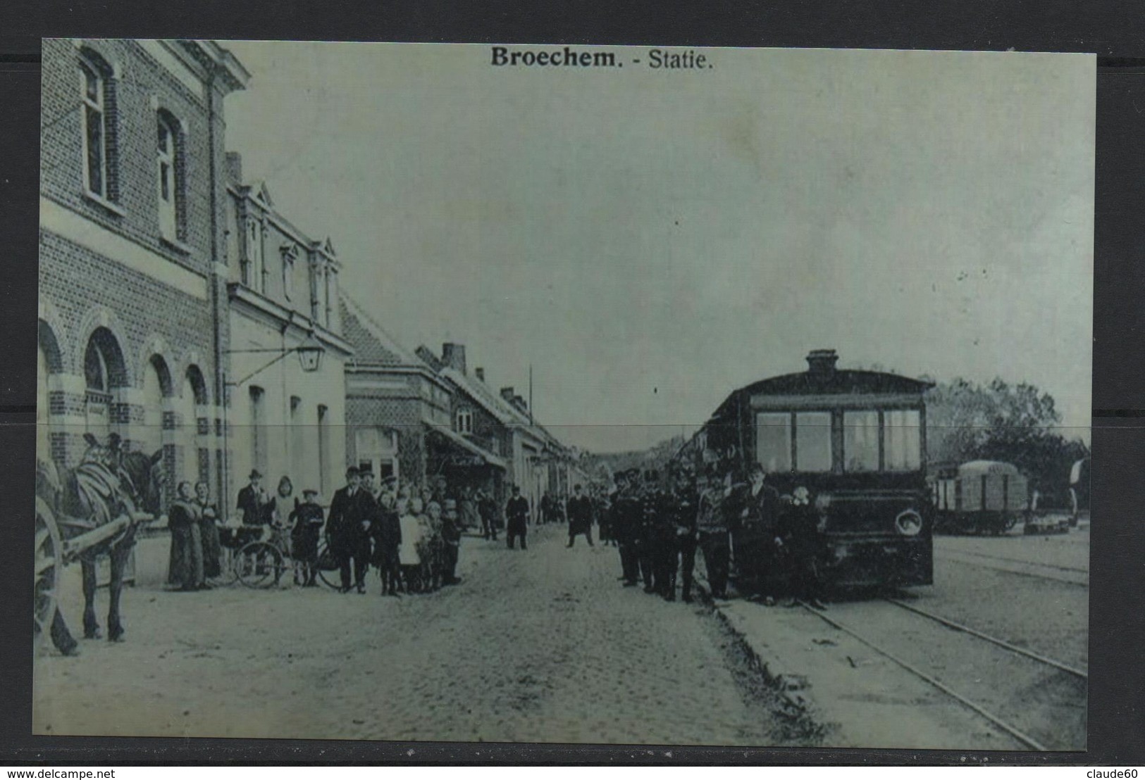 REPRODUCTION BROECHEM RANST ANTWERPEN TRAM STATIE GARE STATION - Ranst