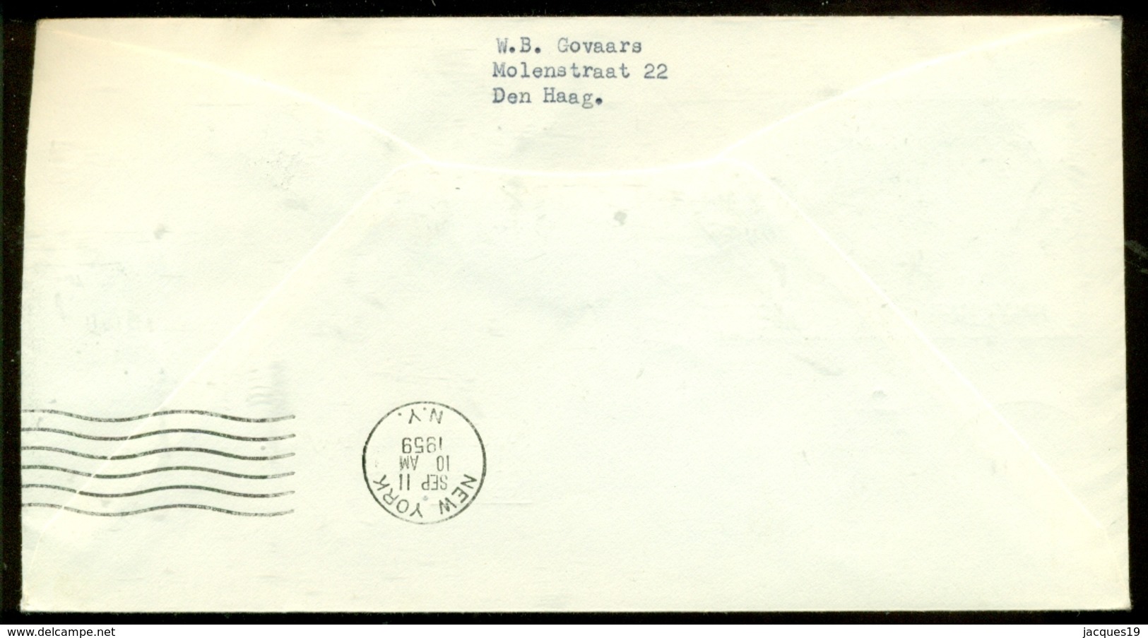 Nederland 1959 Speciale Envelop Met NAVO-serie 720-721 - Briefe U. Dokumente