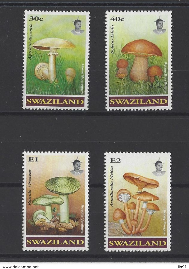 SWAZILAND. YT  630/633  Neuf **  Champignons  1994 - Swaziland (1968-...)