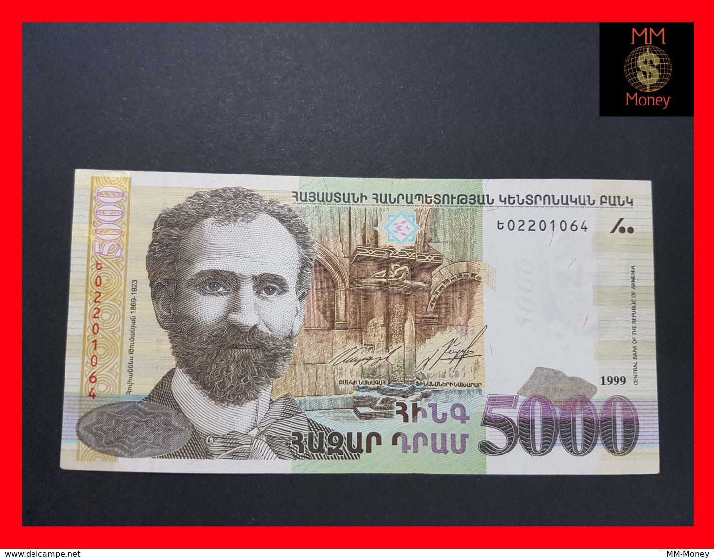 ARMENIA 5.000 5000 Dram 1999  P. 46   UNC - Armenia