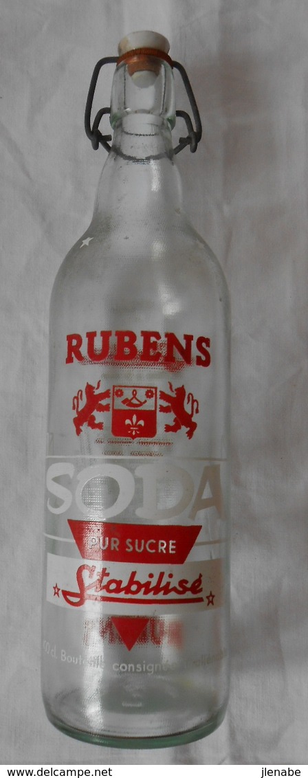 Très Vieille Bouteille De Soda Rubens ( Années 50) - Limonade
