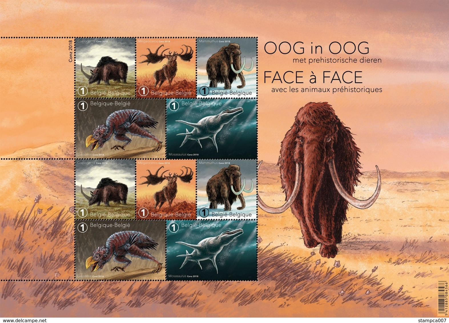 2018 Fauna Prehistorie Mamoet Mammut Mammouth Mammoth MNH ! - Unused Stamps