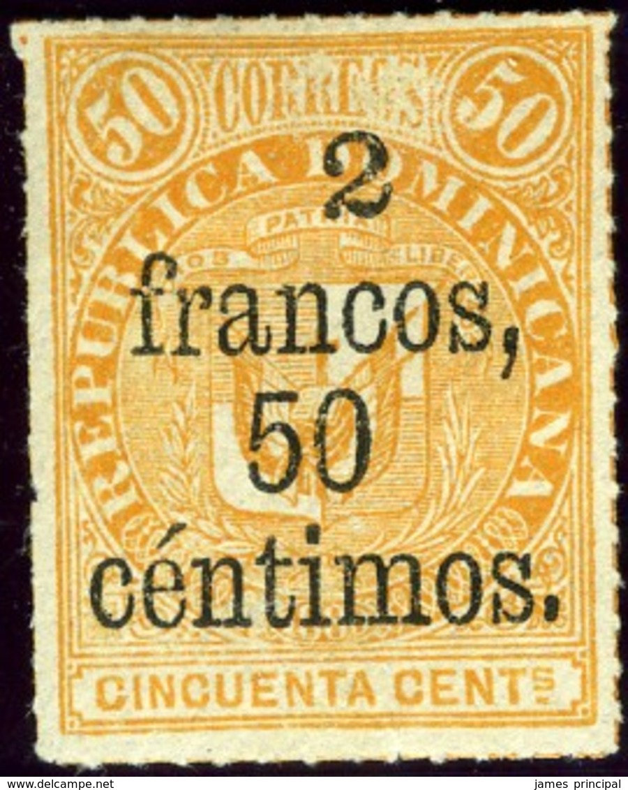 Dominican Republic. Sc #67. Unused. * - Dominicaine (République)