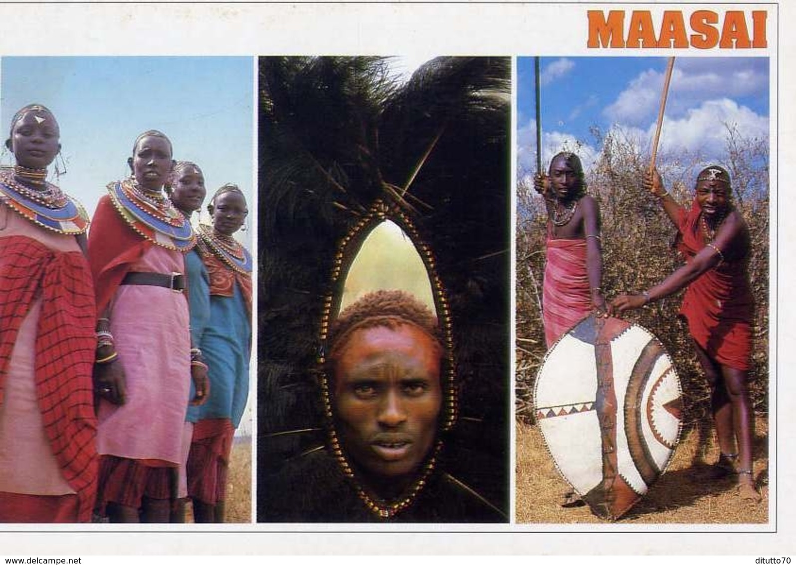 Maasai - Formato Grande Non Viaggiata – E 7 - Unclassified