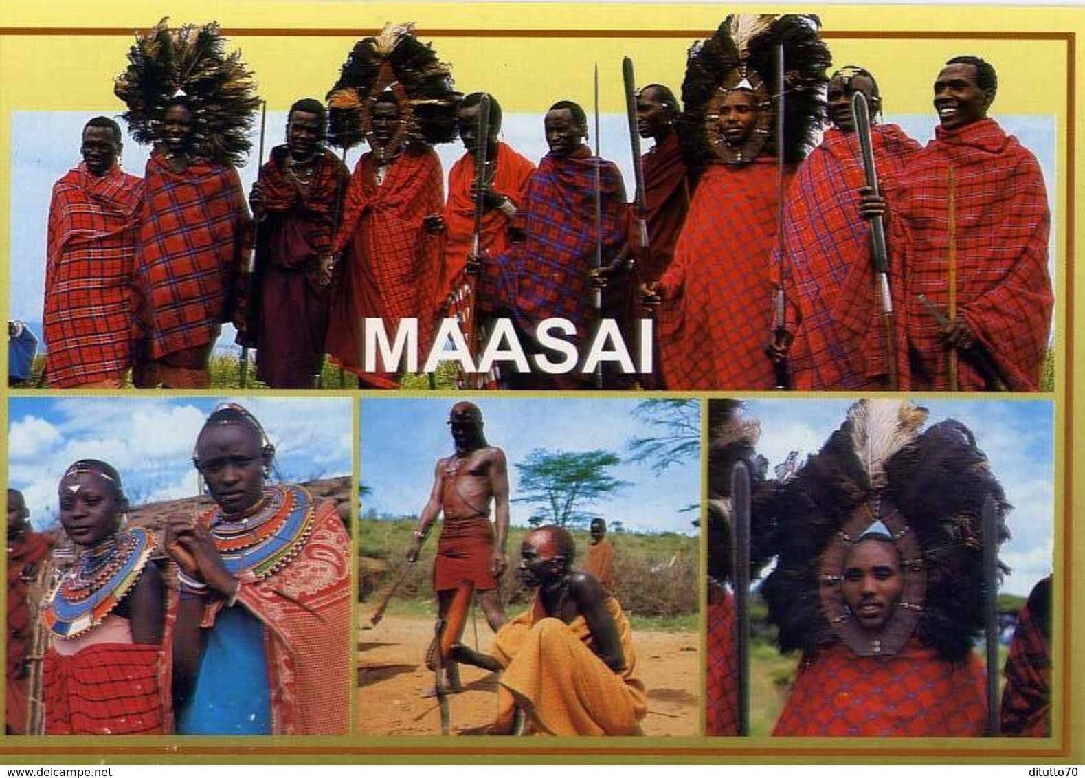 Maasai - Peoples Of East Africa - Formato Grande Non Viaggiata – E 7 - Non Classificati