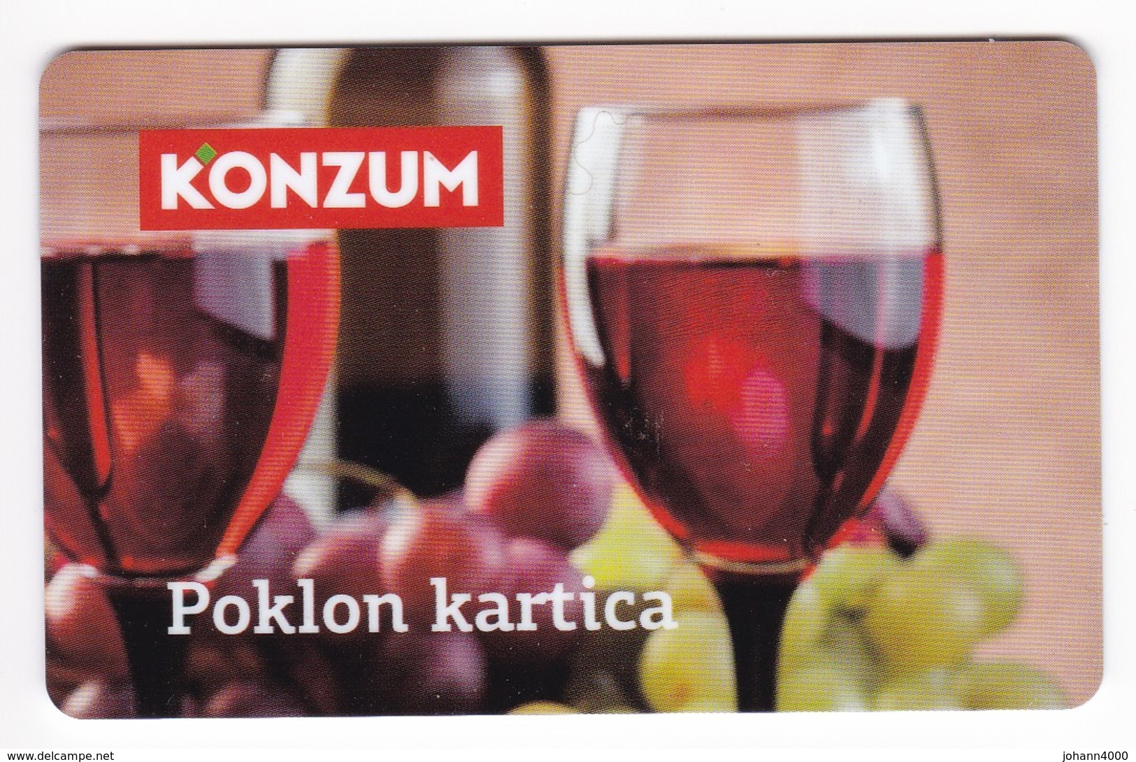 Geschenkkarte Konsum Kroatien   Gift - Gift Cards