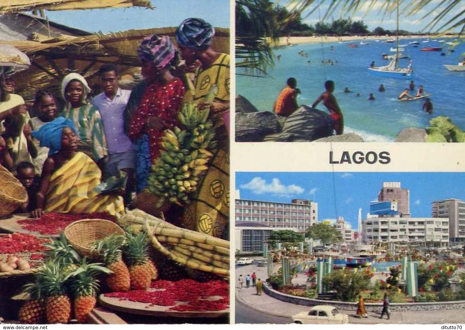 Lagos Nigeria - Formato Grande Viaggiata Mancante Di Affrancatura – E 7 - Nigeria