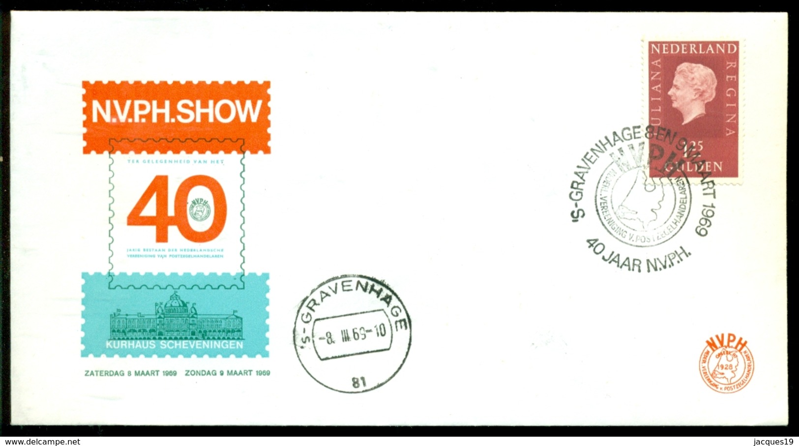 Nederland 1969 Speciale Envelop NVPH Show Zonder Adres - Briefe U. Dokumente