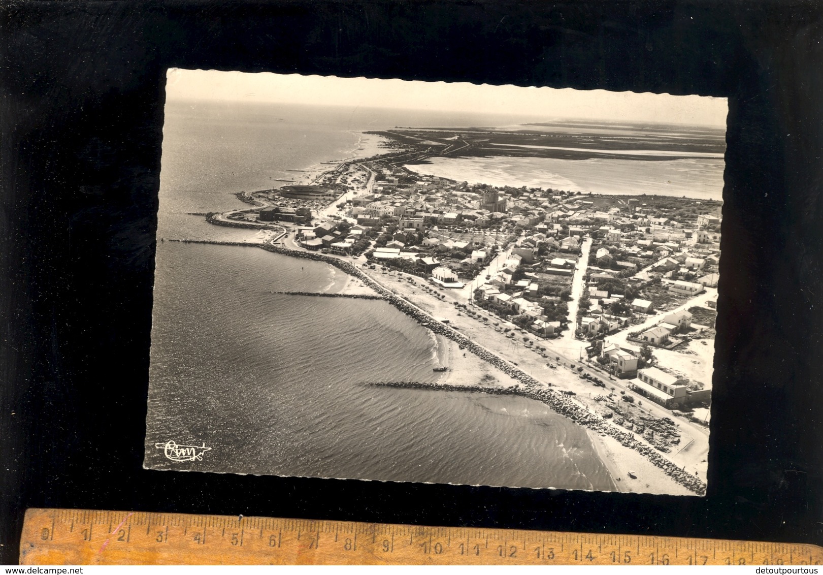 SAINTES STES MARIES DE LA MER Bouches Du Rhône 13 : Vue Panoramique Aérienne  1958 - Saintes Maries De La Mer