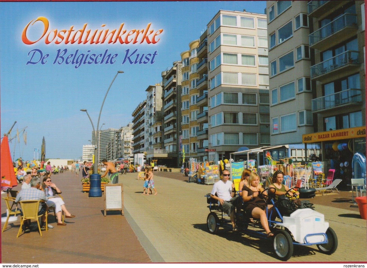 Grote Kaart Oostduinkerke Kwistax Quistax - Oostduinkerke