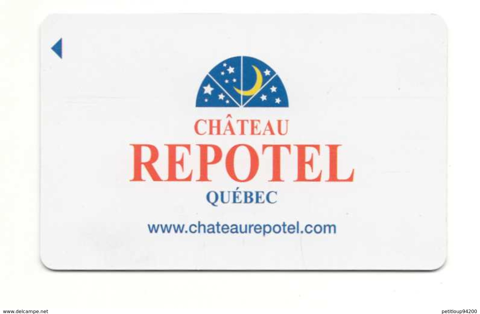 CLE D'HOTEL + POCHETTE Chateau REPOTEL Québec CANADA - Tarjetas-llave De Hotel