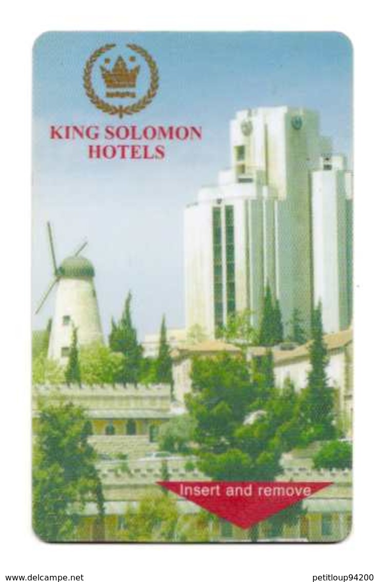 CLE D'HOTEL King Salomon Hotels ISRAEL - Hotelsleutels