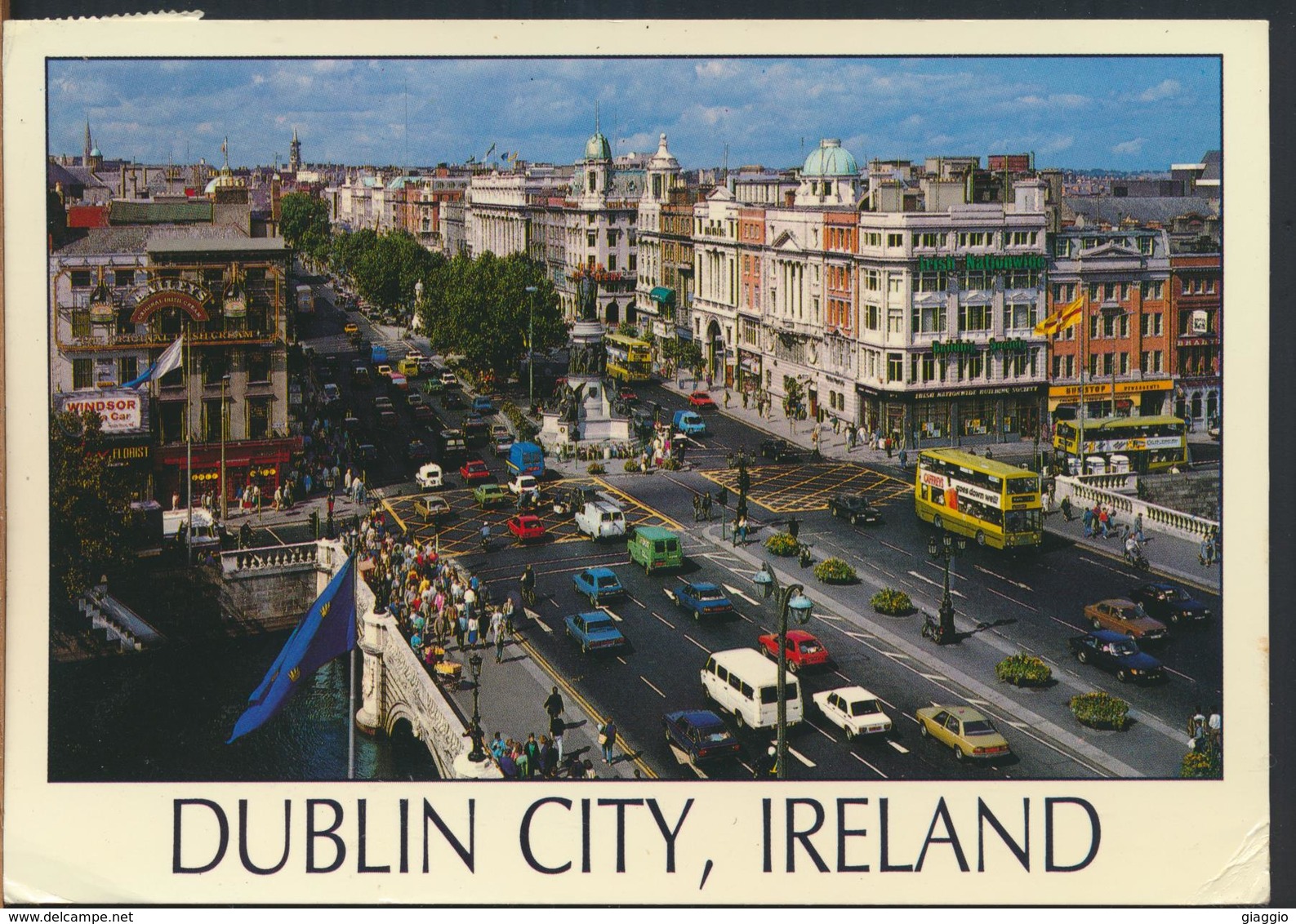 °°° 11118 - IRELAND - DUBLIN CITY - O'CONNELL STREET - 1987 With Stamps °°° - Dublin