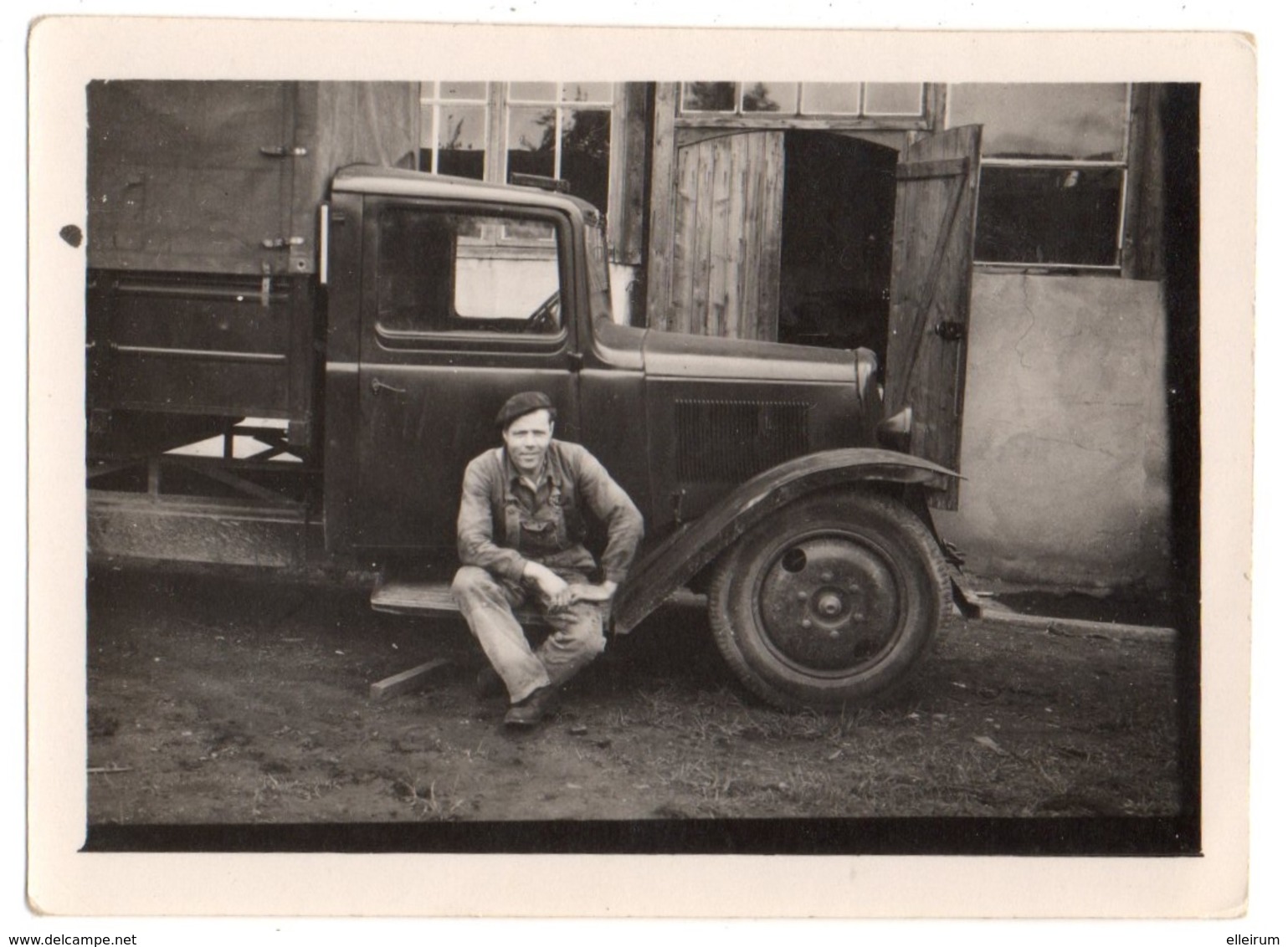 AUTOMOBILE.. PHOTO. CAMION CITROEN BACHE U23. - Automobiles