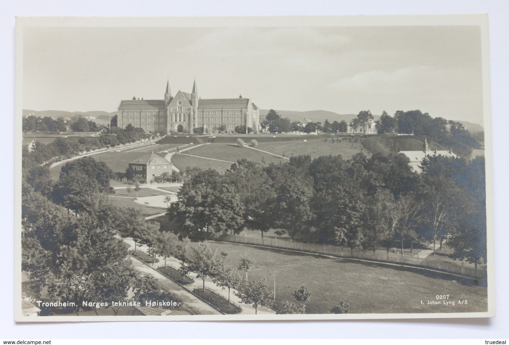 Norges Tekniske Hoiskole, Trondheim, Norge Norway, Real Photo Postcard - Norway