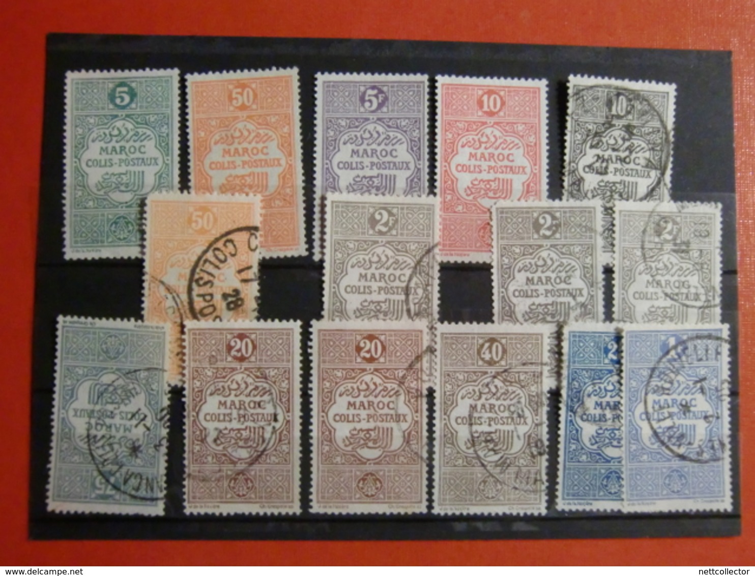 COLLECTION ALGERIE & MAROC  POSTE / FINS de CATALOGUE / COLIS POSTAUX / TAXES / POSTE CHERIFIENNES...