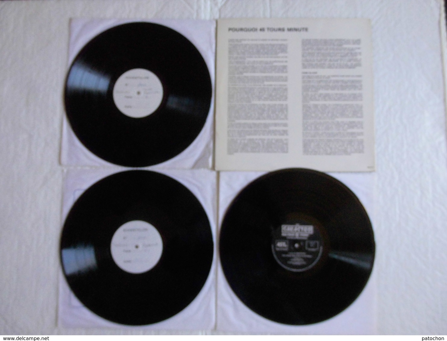 Théodore Paraskivesco 3 Vinyle LP 1 x 45 tours SARASTRO Beethove 18, 19, 20 Déc 1978 & 2 x échantillons 14, 15 fév 1978.