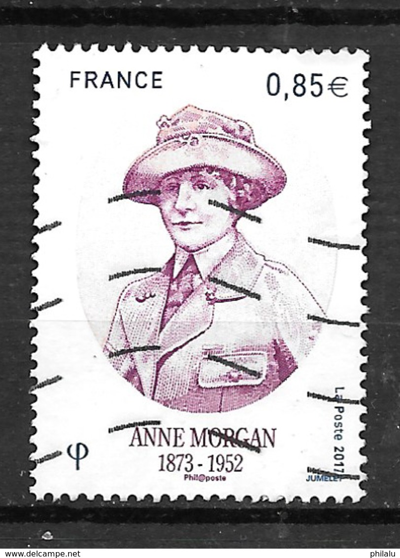 FRANCE 5123 Anne MORGAN Philanthrope Américaine. - Oblitérés