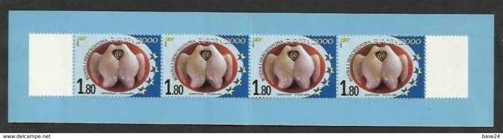 2000 EUROPA CEPT EUROPE  BOSNIA E. CROATA  MOSTAR Libretto Europa MNH** Booklet - 2000