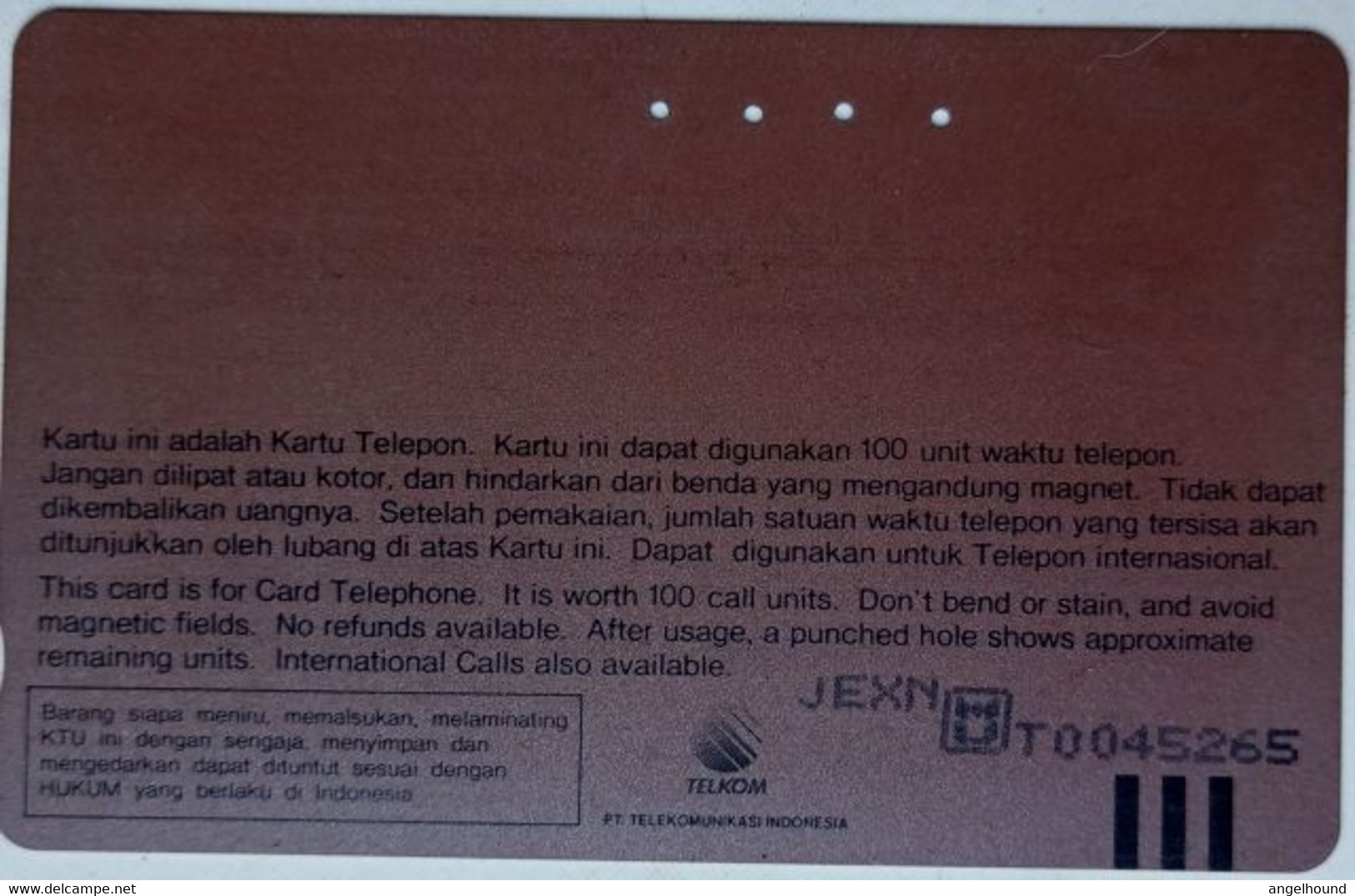 Indonesia  100 Units " Selamat Idul Fitri  Mohon Maaf Lahir & Batin " - Indonesia