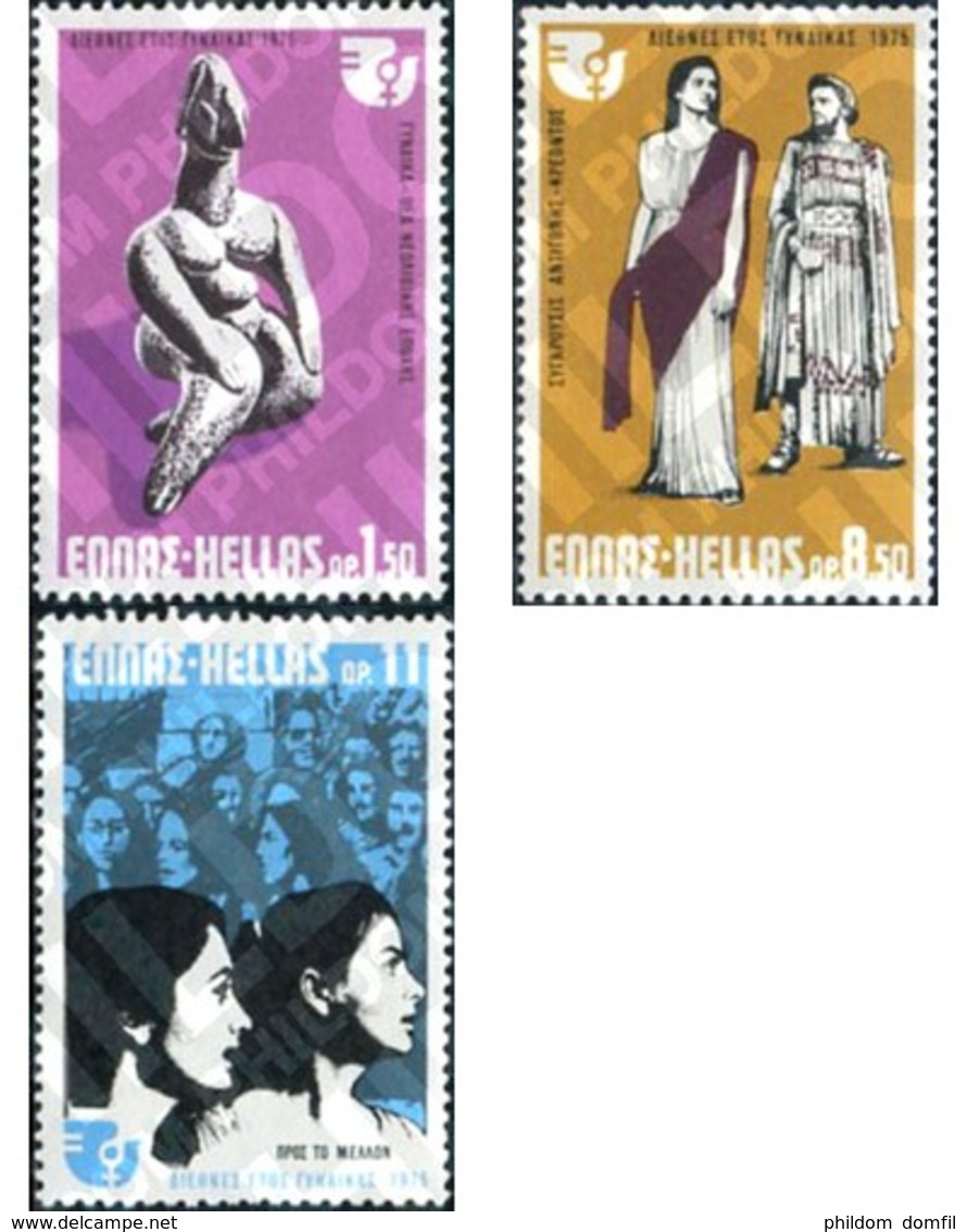 Ref. 132946 * MNH * - GREECE. 1975. INTERNATIONAL WOMEN'S YEAR . AÑO INTERNACIONAL DE LA MUJER - Unused Stamps