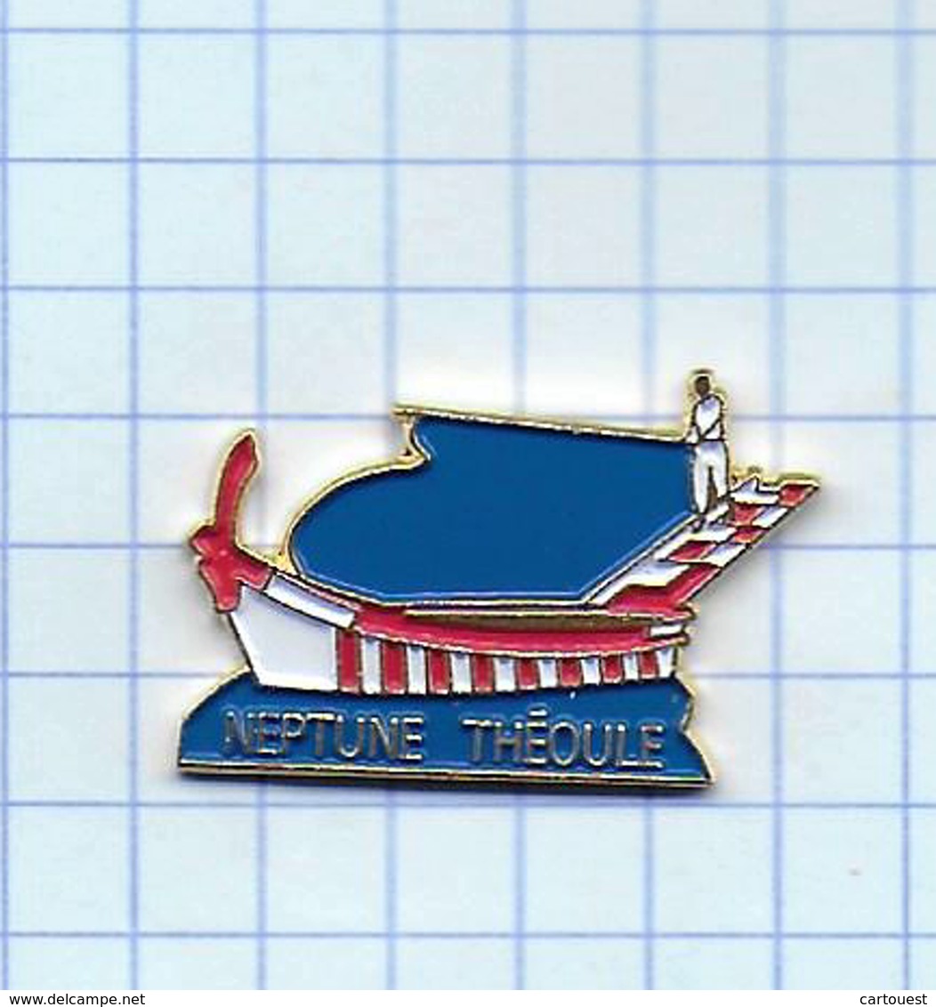 Pin's Pins /  THEME SPORT -  JOUTES *** NEPTUNE THEOULE *** - Autres & Non Classés