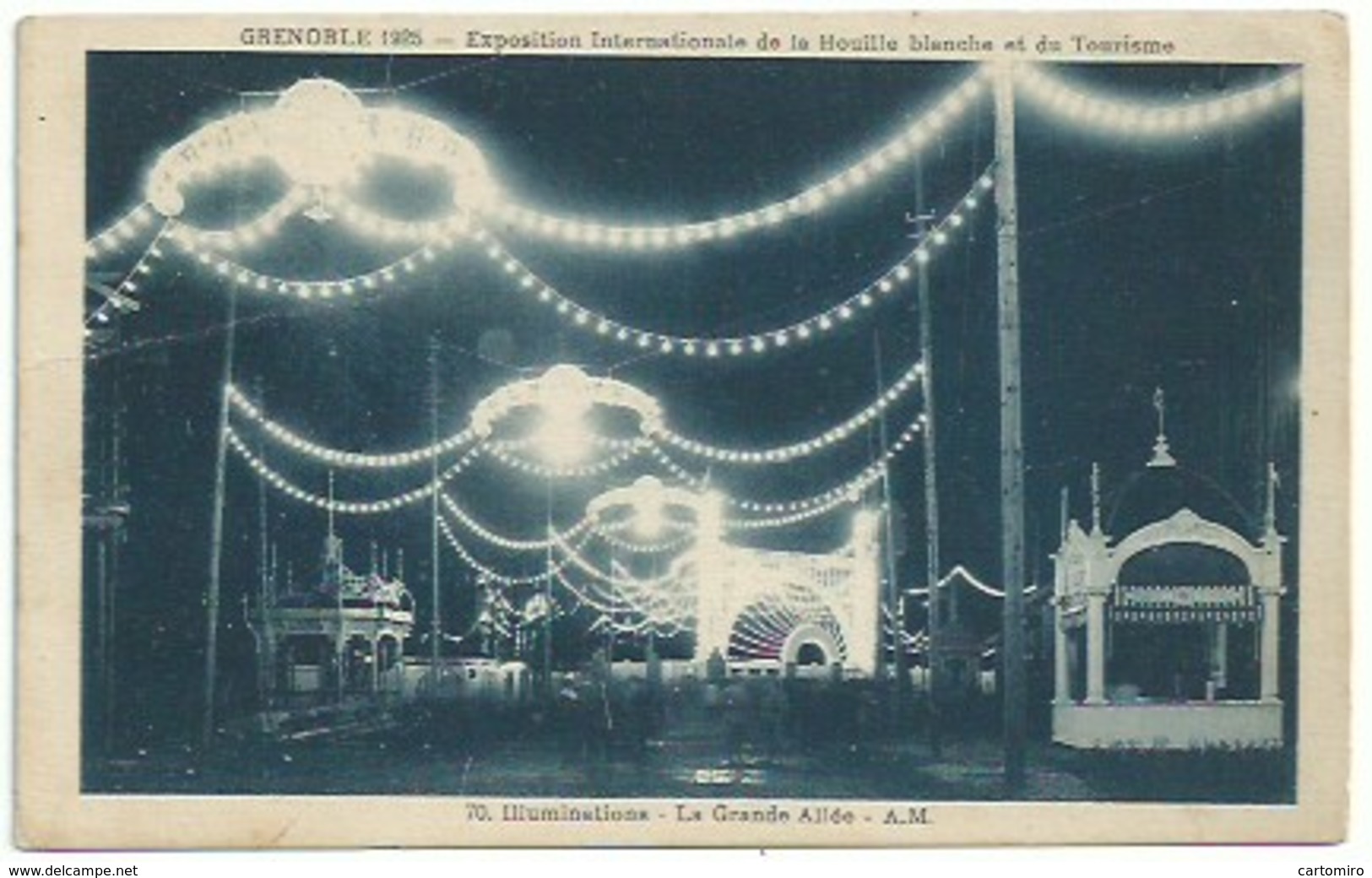 38 Grenoble - Exposition Internationale De 1925 - La Grande Allée - Grenoble