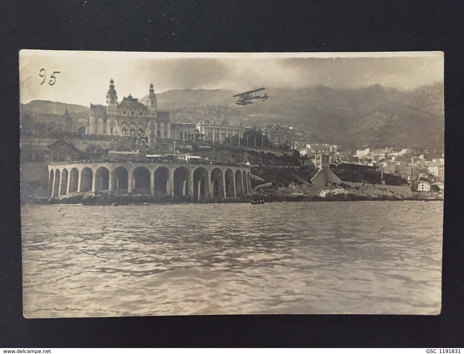 Carte  Photo Monaco Avion Survolant Courses De Canots Auto Teuf Teuf - Autres & Non Classés