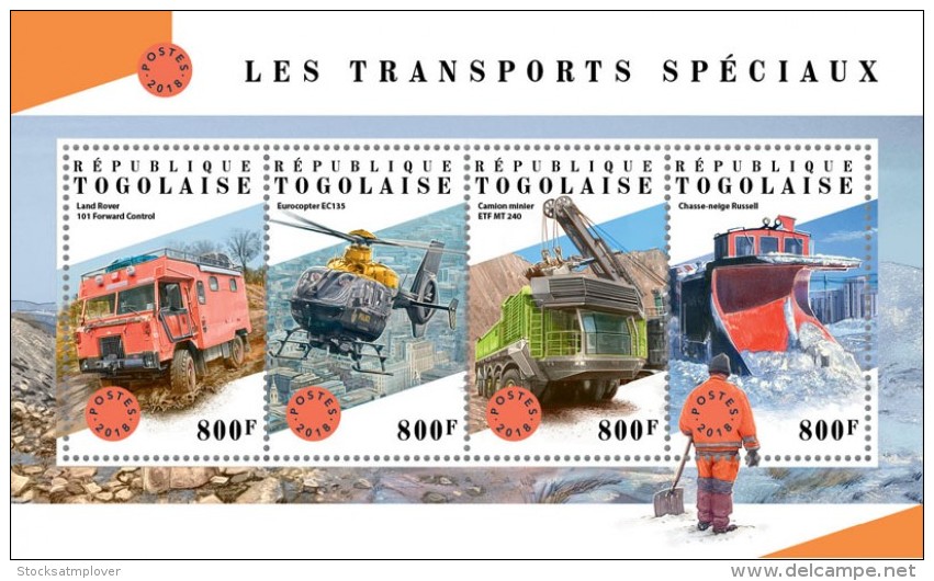 Togo  2018 Special Transport  201807 - Togo (1960-...)