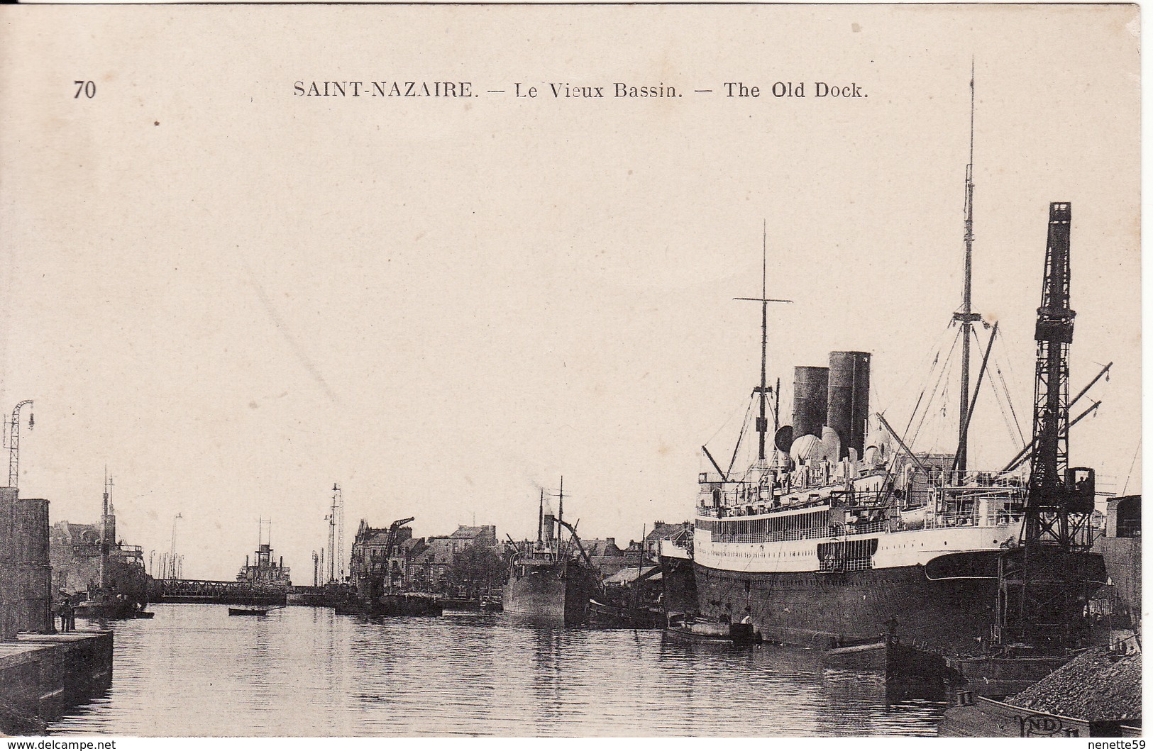 44 SAINT NAZAIRE -- Le Vieux Bassin N° 70 - Saint Nazaire