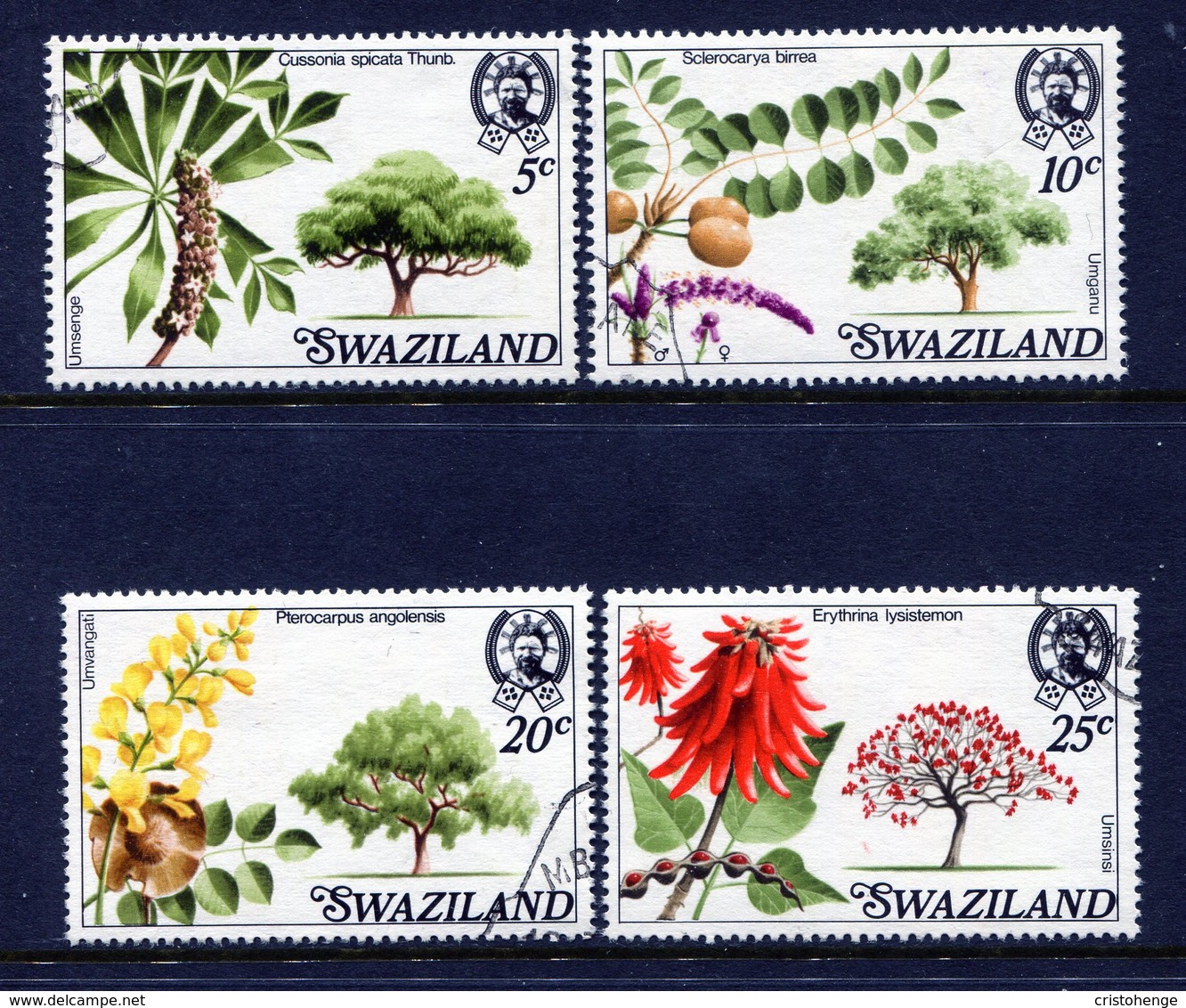 Swaziland 1978 Trees Of Swaziland Set Used (SG 285-288) - Swaziland (1968-...)