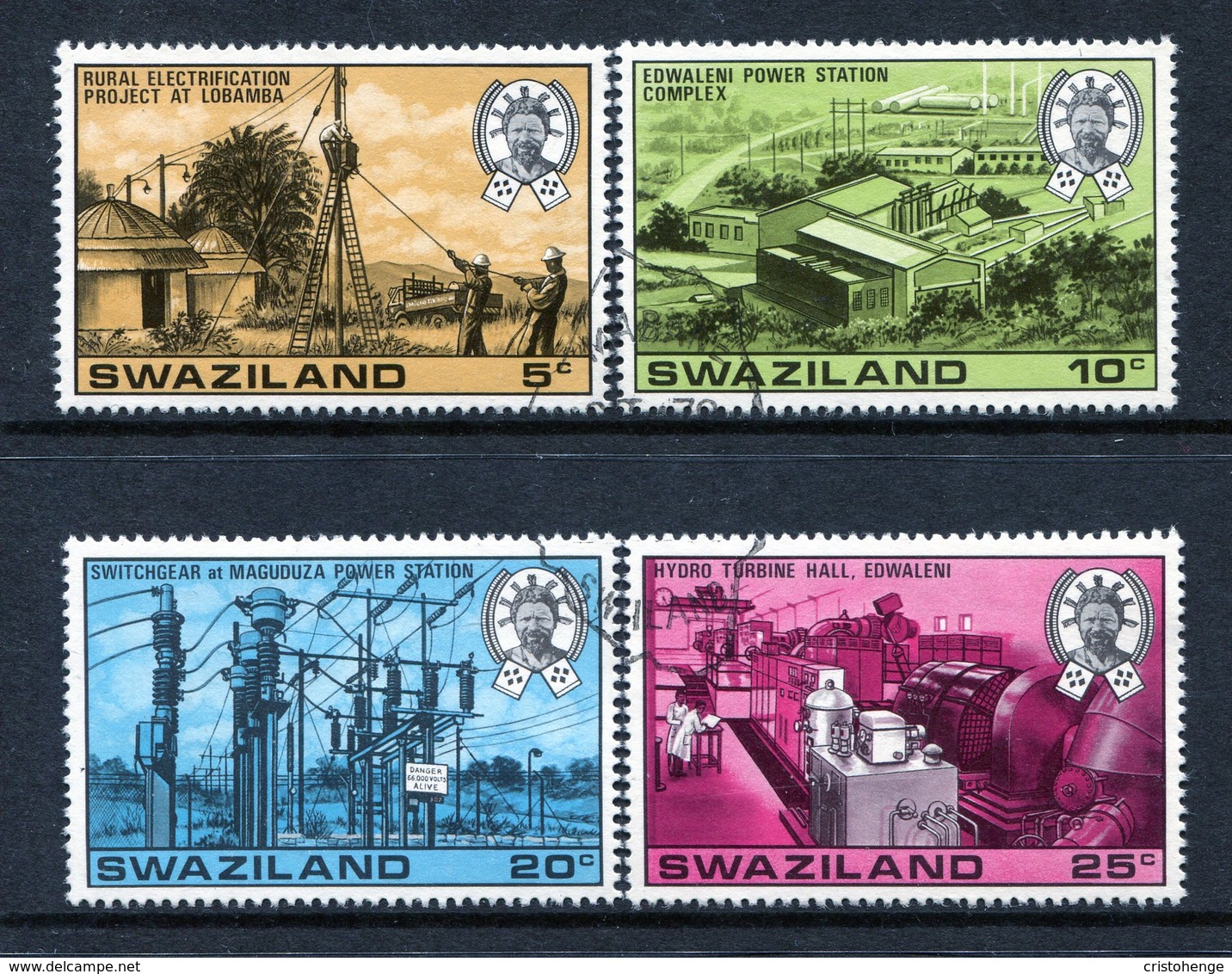 Swaziland 1978 Hydro-electric Power Set Used (SG 289-292) - Swaziland (1968-...)