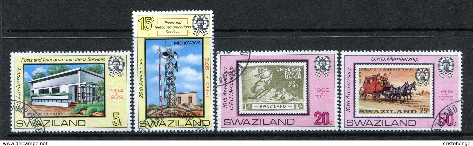 Swaziland 1979 Post Office Anniversaries Set Used (SG 332-335) - Swaziland (1968-...)