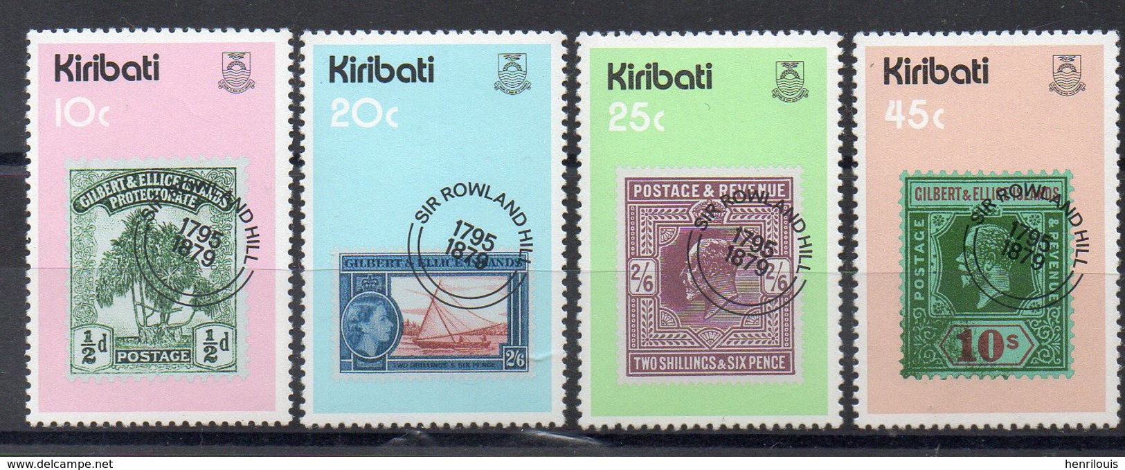 KIRIBATI Timbres Neufs ** De1979  (ref 5591 ) Timbres Sur Timbres - Kiribati (1979-...)