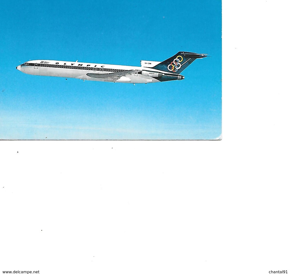 CARTE POSTALE BOEING 727 GRECE - Autres & Non Classés