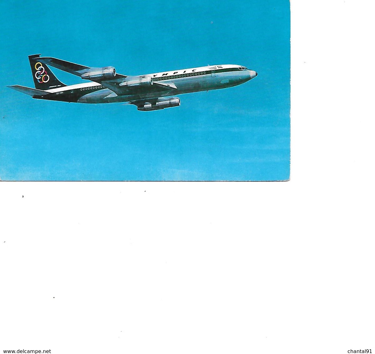 CARTE POSTALE BOEING 727 GRECE - Autres & Non Classés