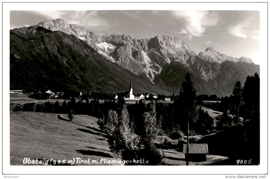 Obsteig, Tirol Mit Miemingerkette (9806) * 13. 8. 1958 - Sonstige & Ohne Zuordnung