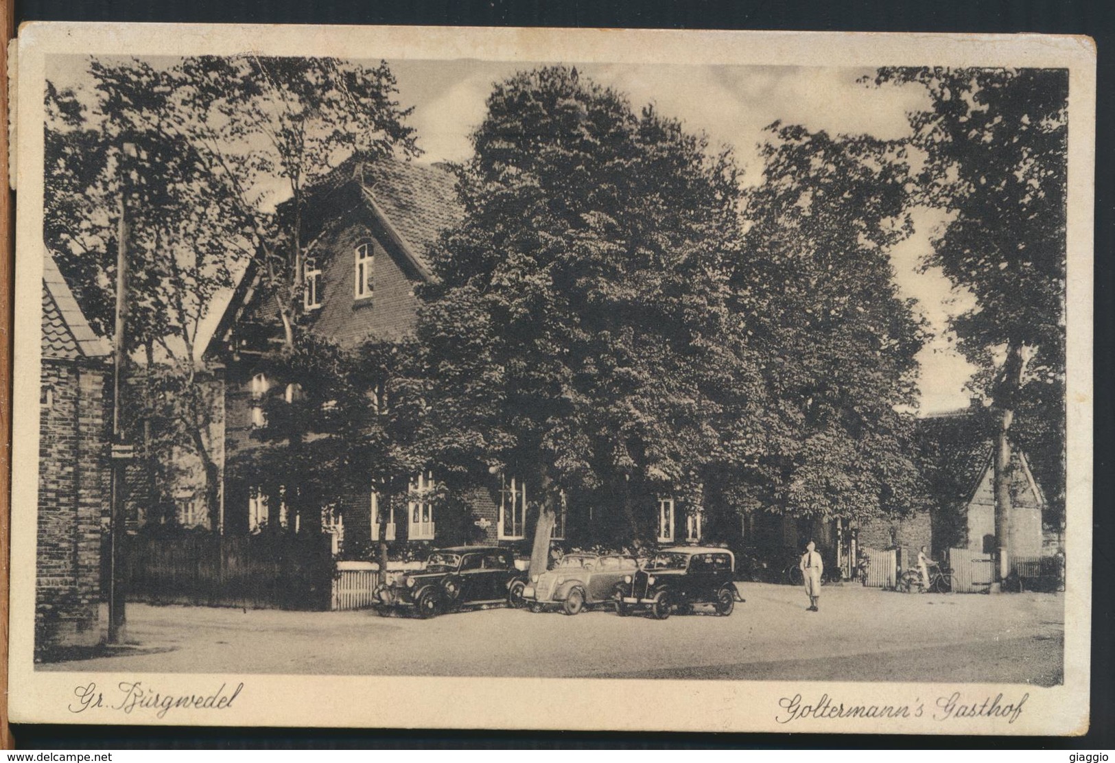 °°° 11176 - BURGWEDEL - GOLTERMANN'S GASTHOF - 1917 With Stamps °°° - Burgwedel