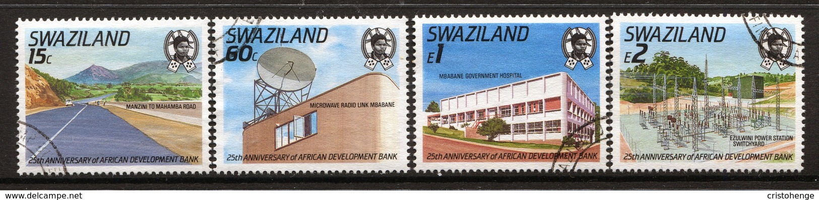 Swaziland 1989 25th Anniversary Of African Development Bank Set MNH (SG 561-564) - Swaziland (1968-...)