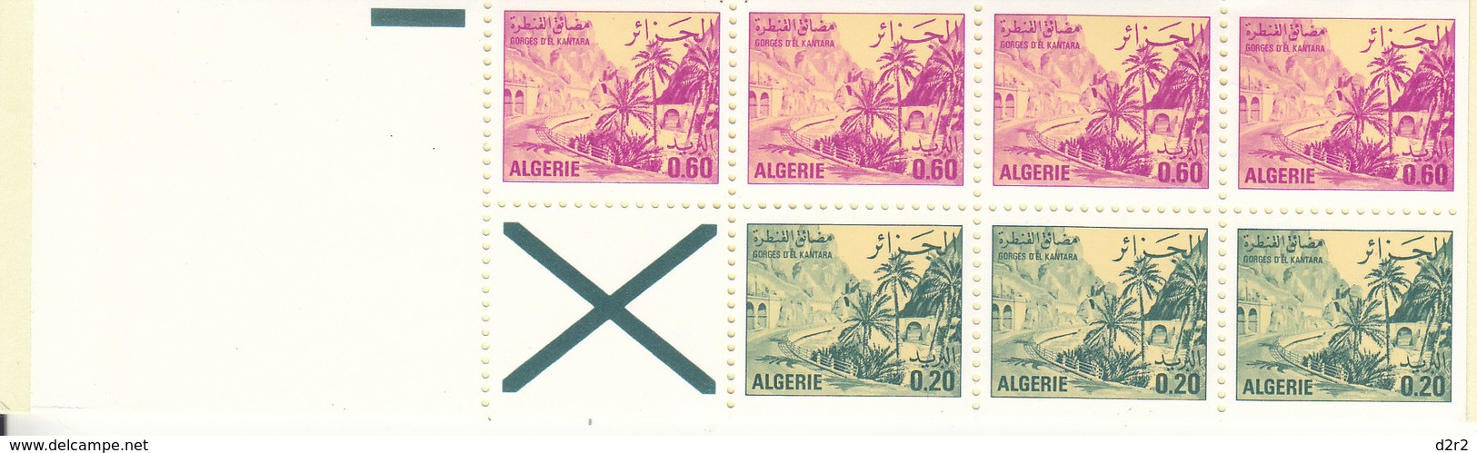 CARNET ** DE 1977 - MICHEL 3X 695C + 5X 696C** - Algérie (1962-...)