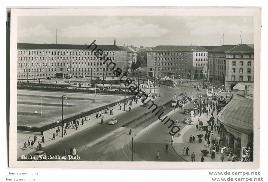 Berlin - Fehrbelliner Platz - Foto-AK - Straßenbahn - Wilmersdorf