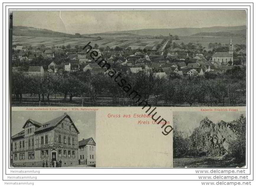 Usingen - Eschbach - Gasthaus Zum Deutschen Kaiser Besitzer Wilhelm Saitenberger - Usingen