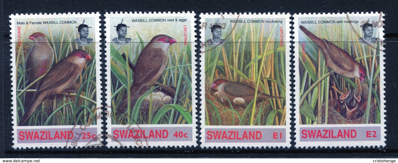 Swaziland 1993 Common Waxbill Set Used (SG 630-633) - Swaziland (1968-...)