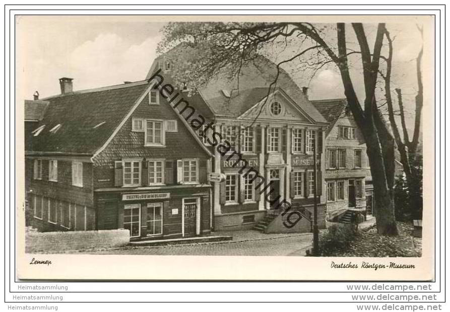 Remscheid Lennep - Deutsches Röntgen Museum - Foto-AK - Remscheid