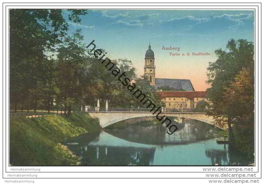 Amberg - Partie An Der Stadtbrille Ca. 1920 - Amberg