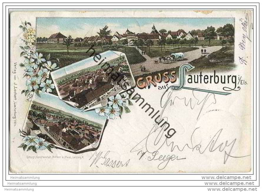 67630 Lauterbourg - Lauterburg - Litho - Mehrbild - Lauterbourg