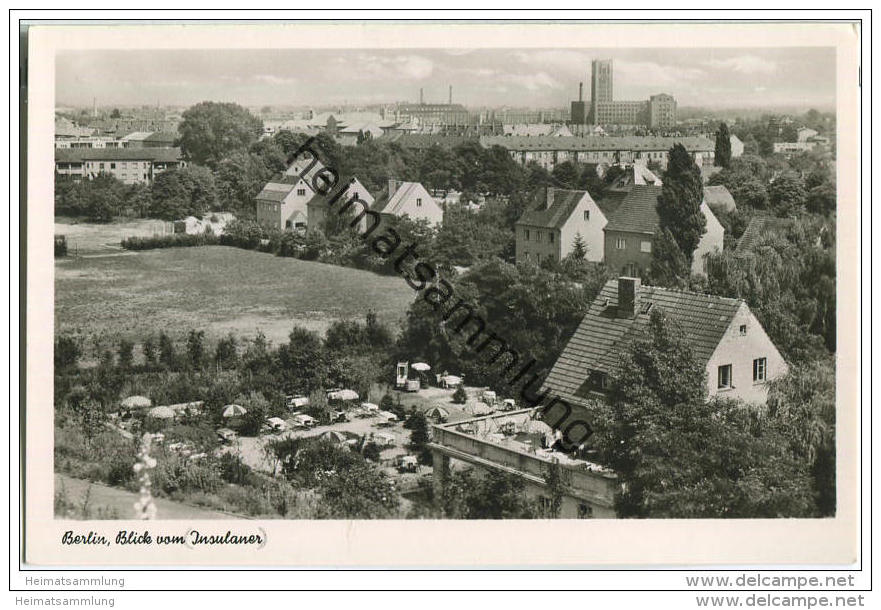 Berlin - Schöneberg - Blick Vom Insulaner - Bergstraße - Foto-AK - Schoeneberg