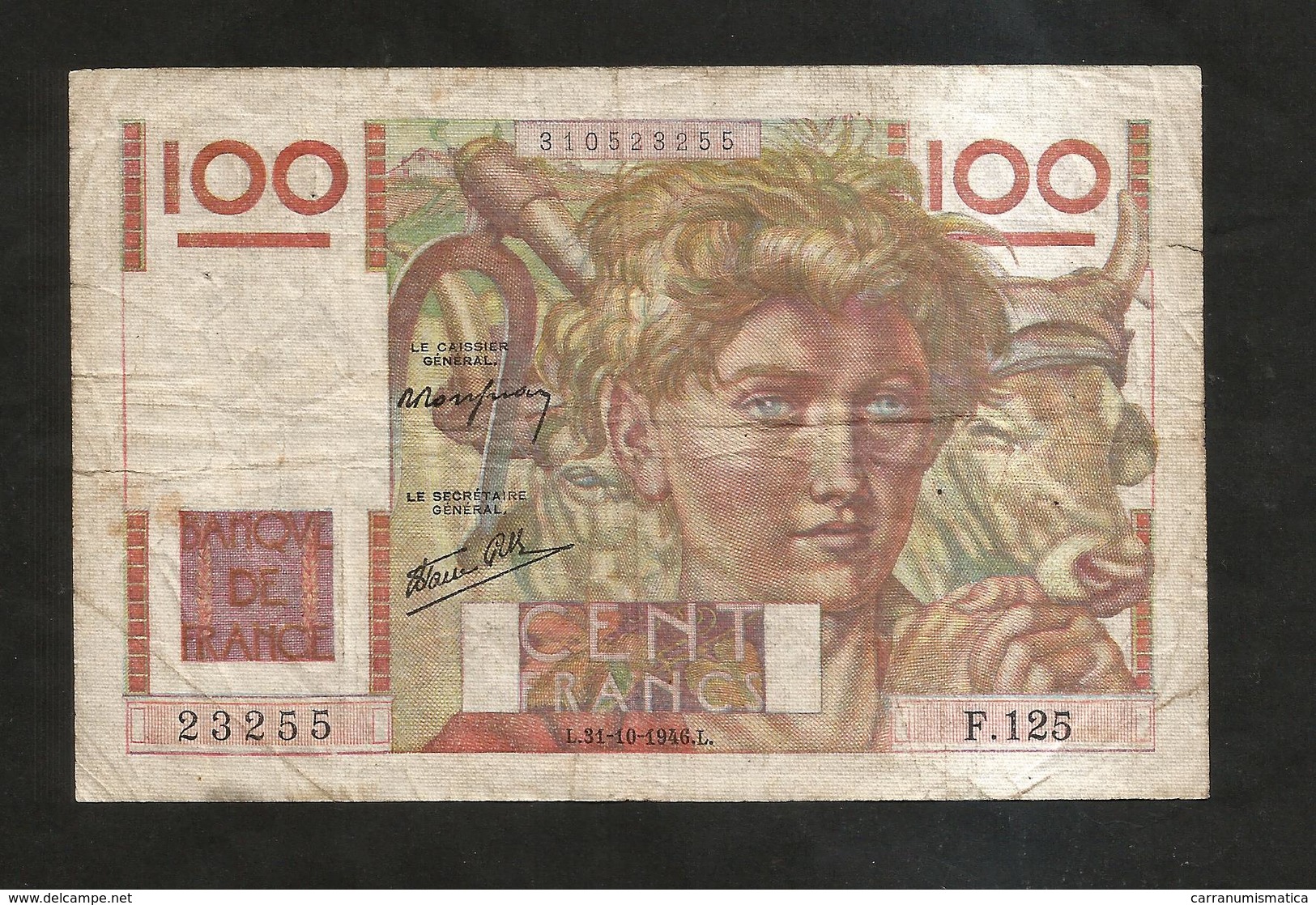 FRANCE - BANQUE De FRANCE - 100 Francs  Jeune Paysan  ( L.31 - 10 - 1946 ) - 100 F 1945-1954 ''Jeune Paysan''