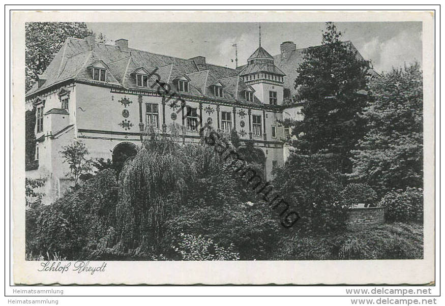 Schloss Rheydt - Verlag Jakob Krapohl Mönchengladbach Gel. 1940 - Mönchengladbach